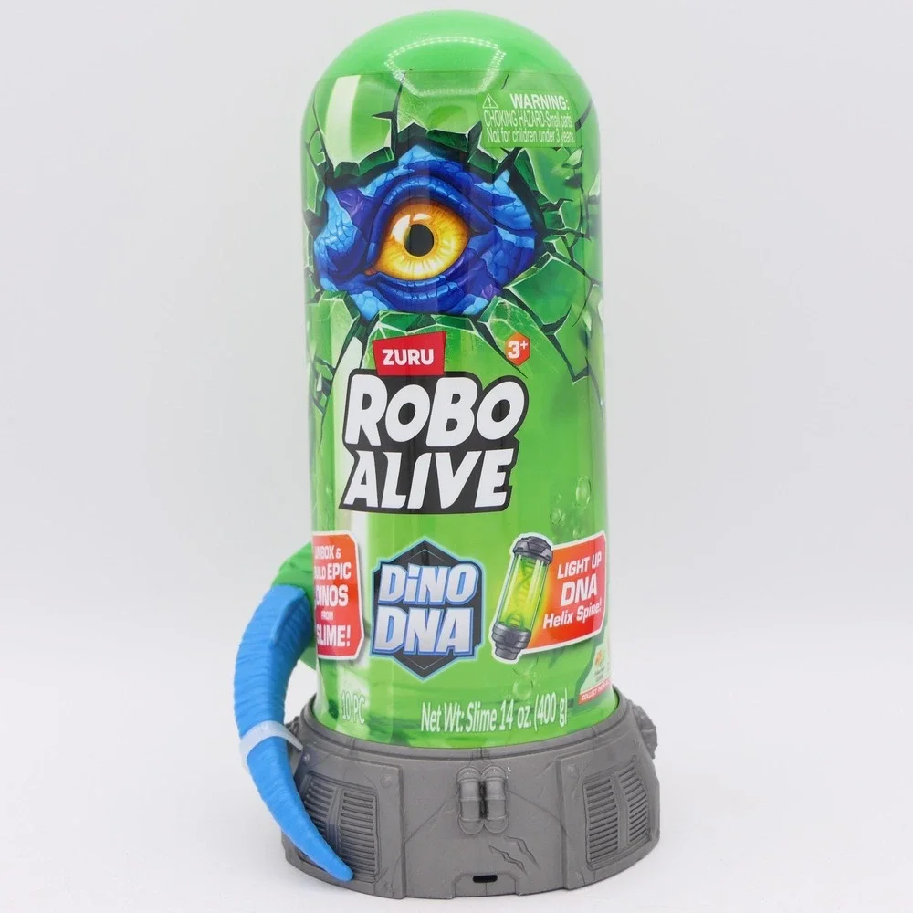 Zuru Robo Alive Dino DNA 3 Pack Blue, Red & Green Sealed Blind Tube Slime Dinos